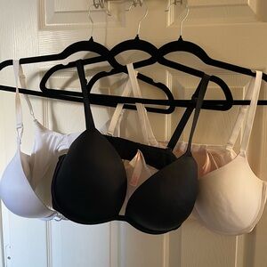 Bra bundle! Three Victoria's Secret/PINK  push bras.